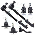 9pcs Front Lower Ball Joints & Outer Tie Rod Ends for Chevrolet C10 (1975–1986)