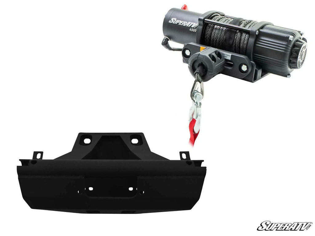 Winch Mount Plate & 4500 lb Winch for Can-Am Maverick X3 (2017–2023)