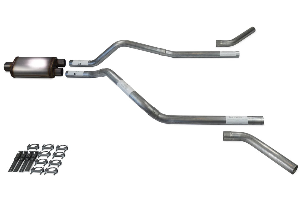 Dual Exhaust Kit for GMC Jimmy (1995–1999) - 2.5" Stainless Muffler