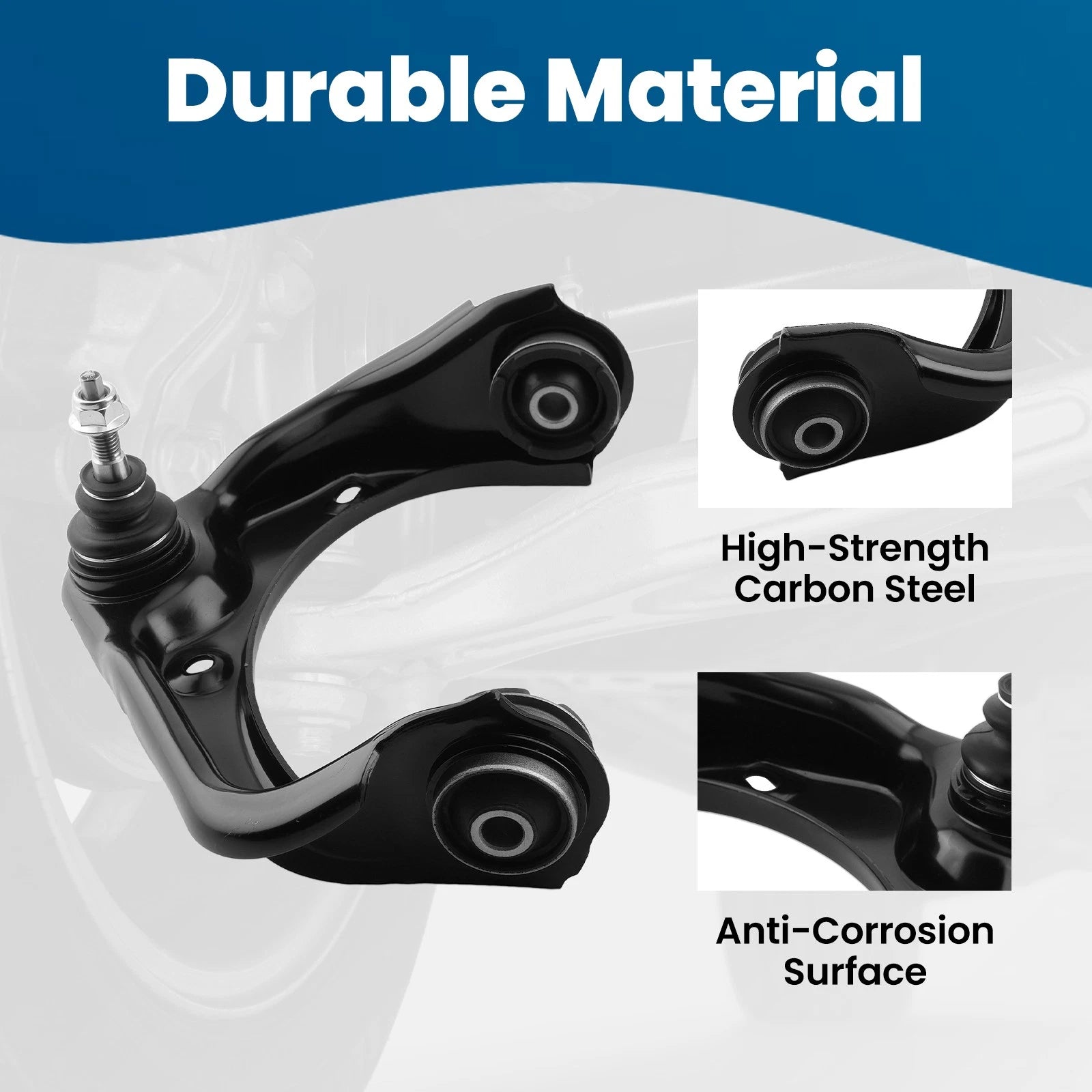 4X Front Upper Control Arms w/ Lower Ball Joint for Ford Explorer (2006–2010)