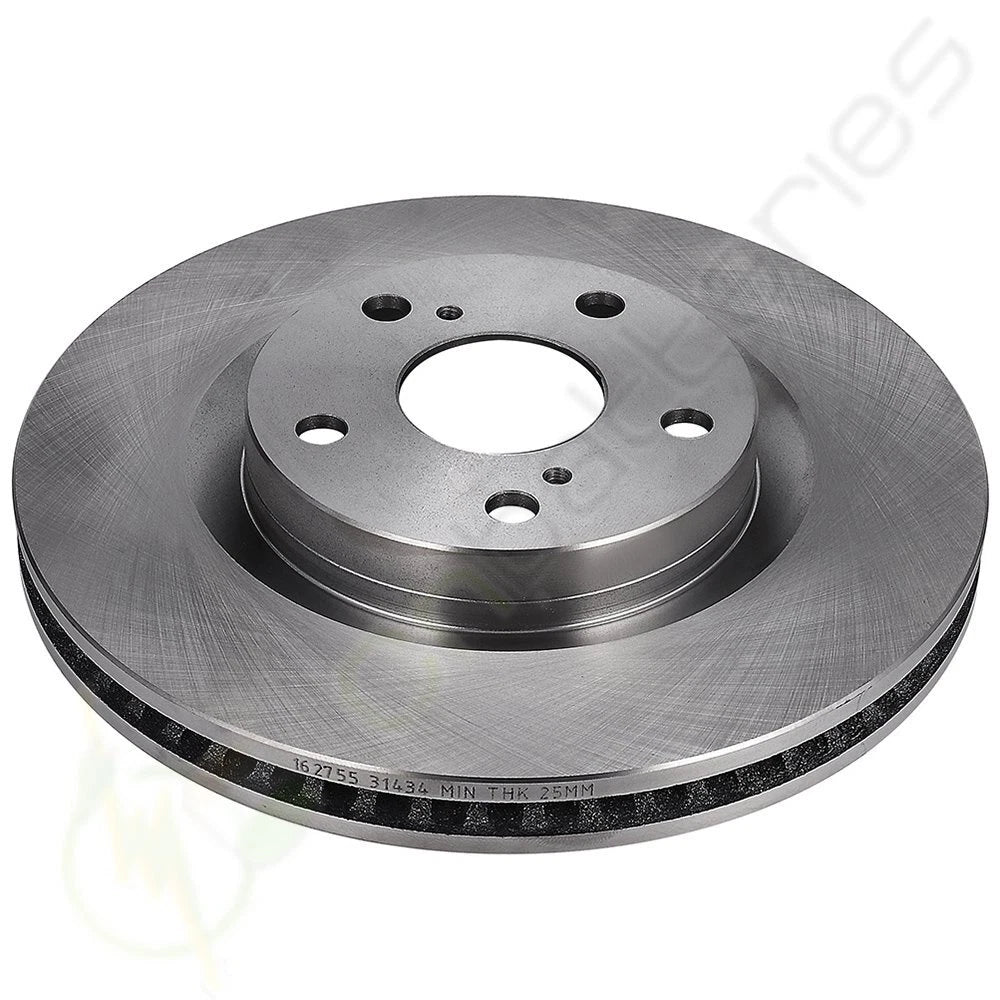 Front Rear Solid Brake Rotors for Toyota Avalon (2008–2014)
