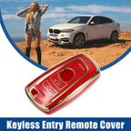 TPU 3-Button Keyless Entry Remote Cover for BMW 1 Series Red