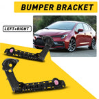 Front Pair Bumper Fender Support Brackets for Corolla (2009â2011)