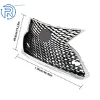 Front Upper Grill Assembly for Lexus RX350 RX450h (2020-2022) Chrome/Black