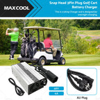3Pin Snap Head Plug for EZGO TXT, Club Car DS (48V 6A)