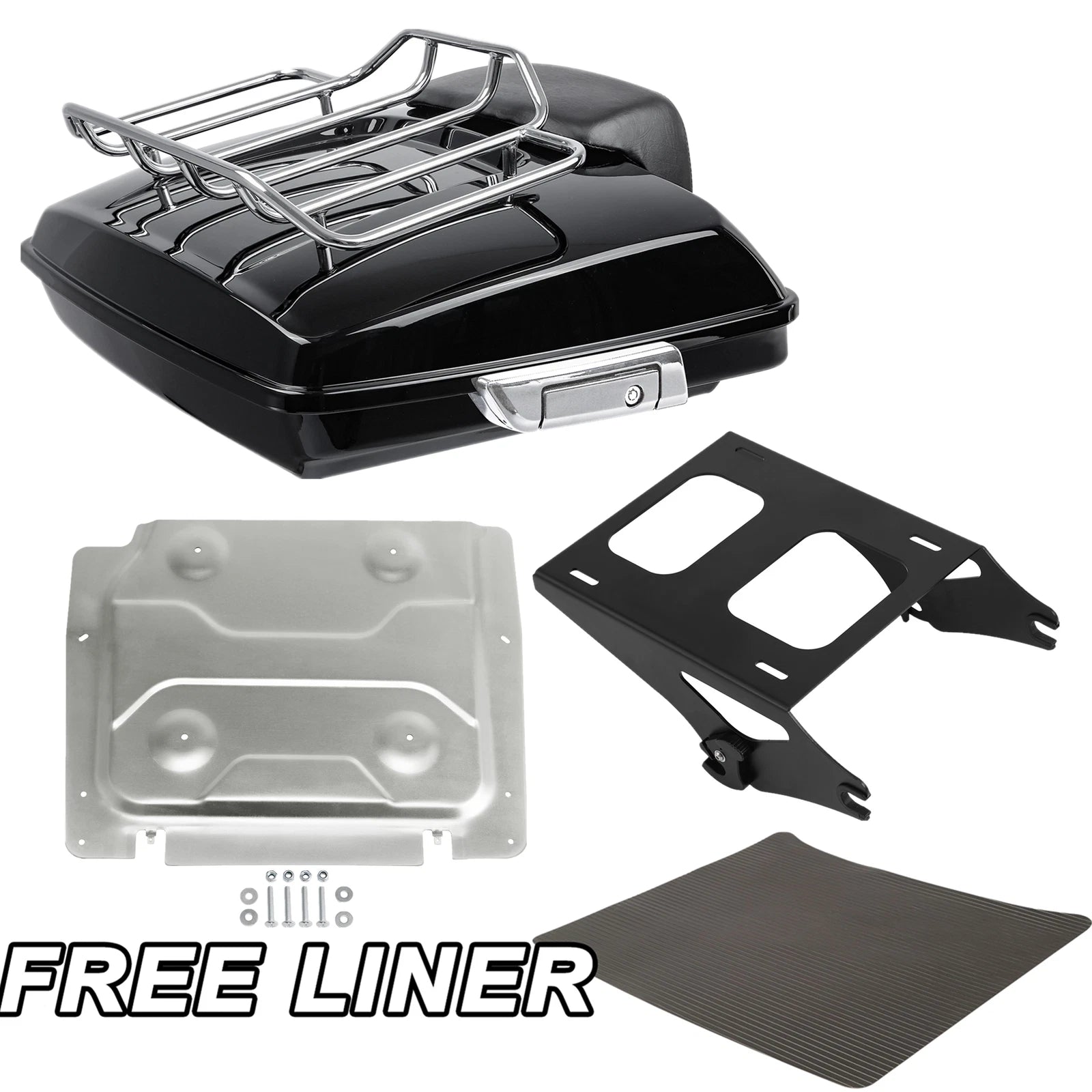 Razor Trunk Pad Mount Rack Base Plate for Harley Touring Road Glide (2014–2025)