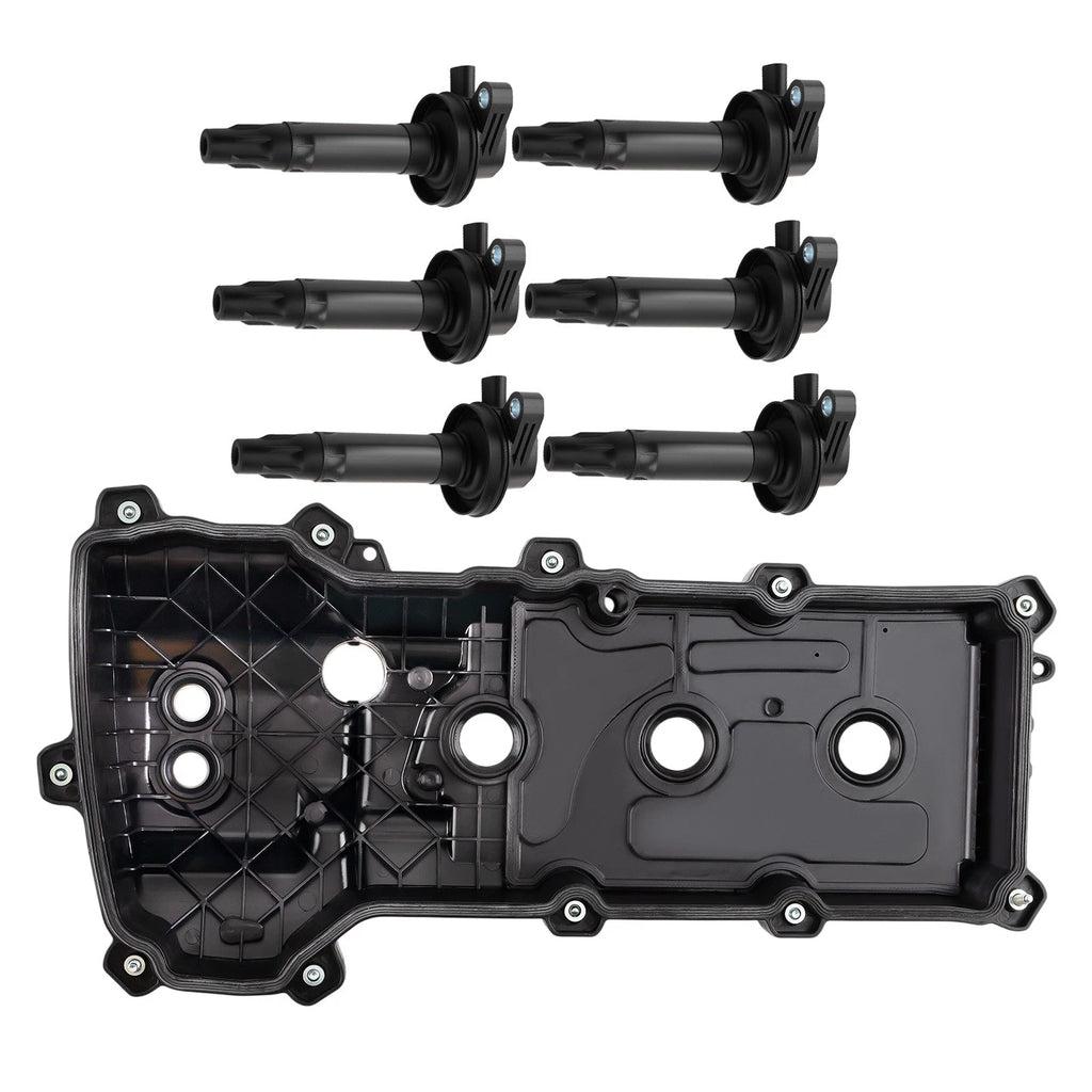 Valve Cover with Ignition Coil for Ford Taurus Flex (2013–2019) V6 3.5L Left BR3Z6582R