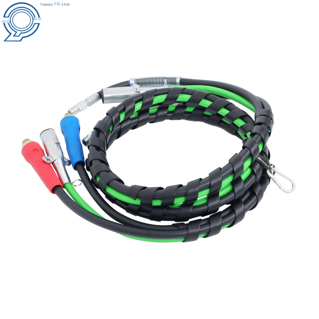 3X 12Ft Air Line Hose Assemblies for Semi Truck Tractor Trailer