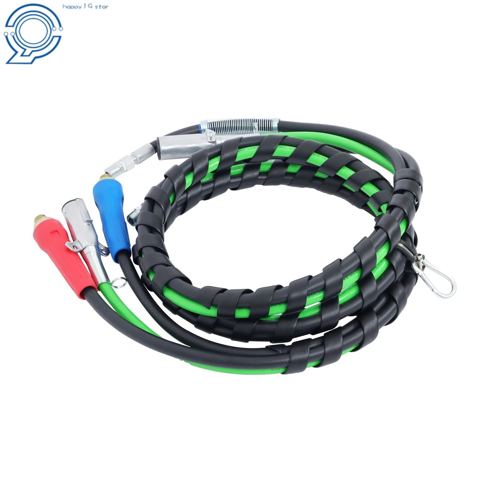 3X 12Ft Air Line Hose Assemblies for Semi Truck Tractor Trailer