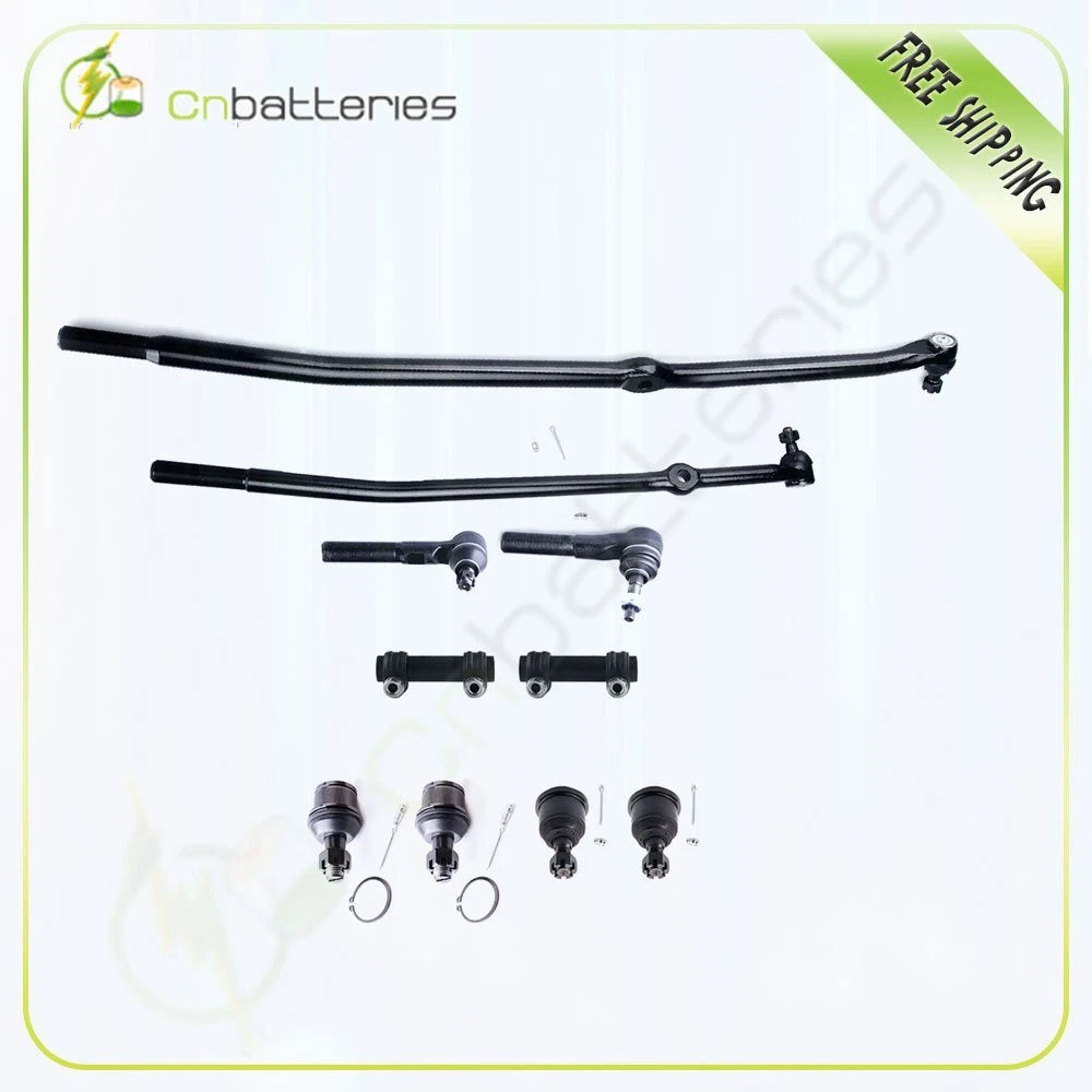10pc Front Suspension Kit Tie Rod End for Dodge Ram 2500 (2003–2008)