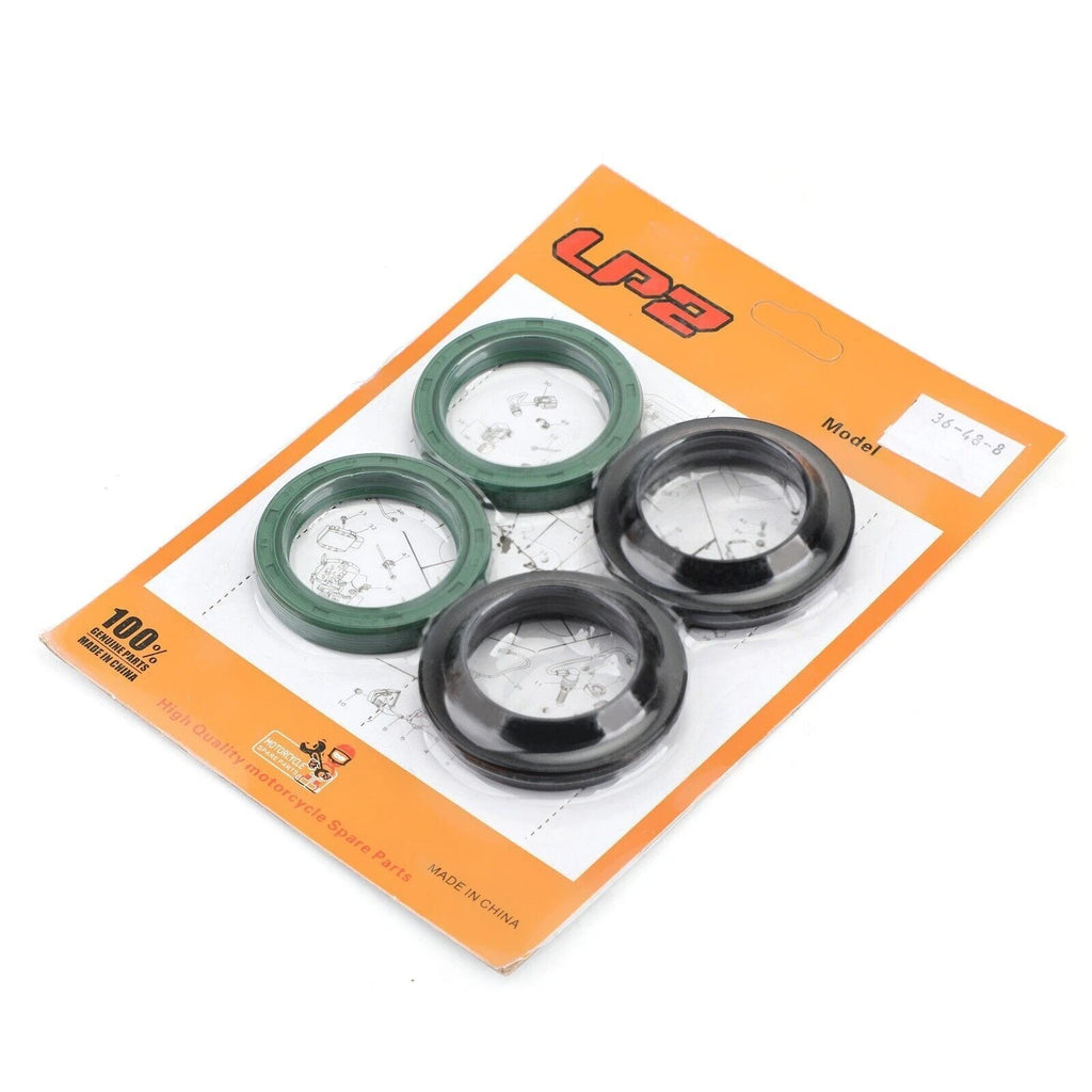 Fork Oil Seal Wiper Set for Suzuki PE175 PE250 PE400 RG250W (1977–1984)