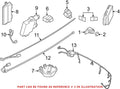 Genuine OEM Rear Parking Aid Sensor Housing 51128078841 for BMW