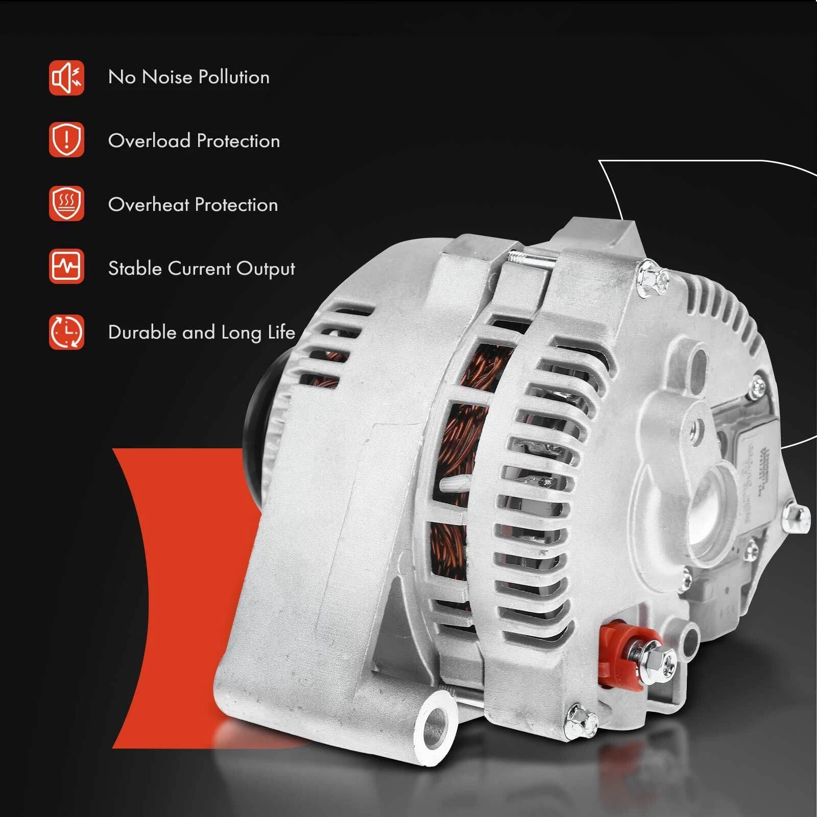 Alternator for Ford F-150 F-250 F-350 E150 Econoline (1992–1997)