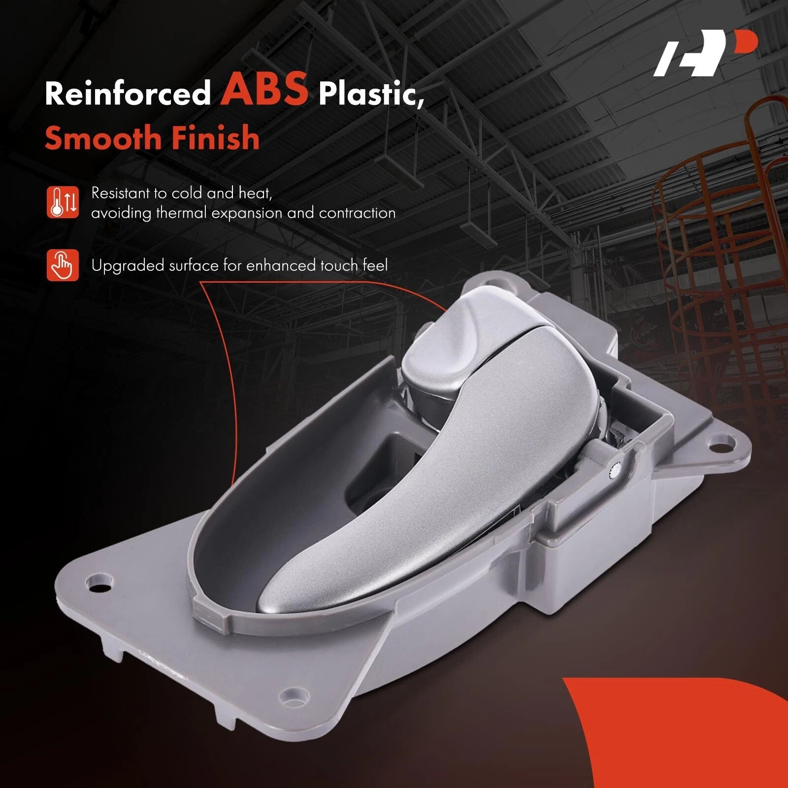 Right Interior Door Handle for Nissan Altima (2002–2005) Silver Gray