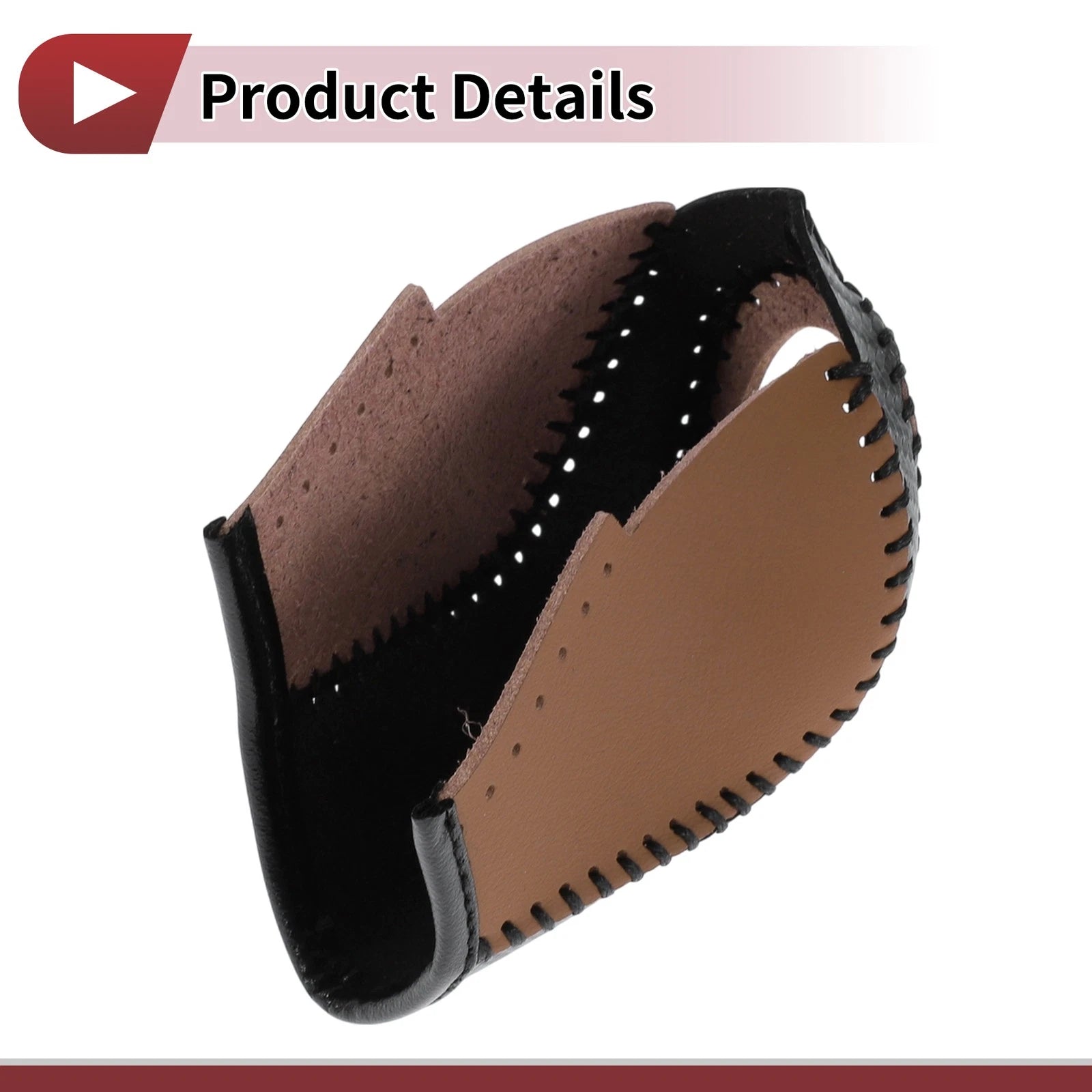 1Pc Gear Shift Knob Cover for Volkswagen Taos (2022–2023) Brown Black