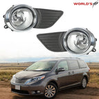 Pair Fog Lights for Toyota Sienna (2011–2015)