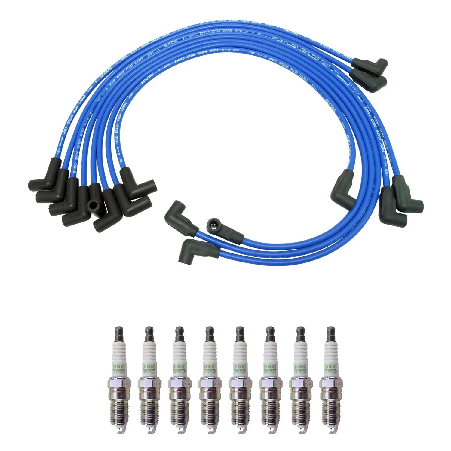 NGK 8mm Wire Set for Chevrolet C2500 Silverado Cheyenne (1999–2000)