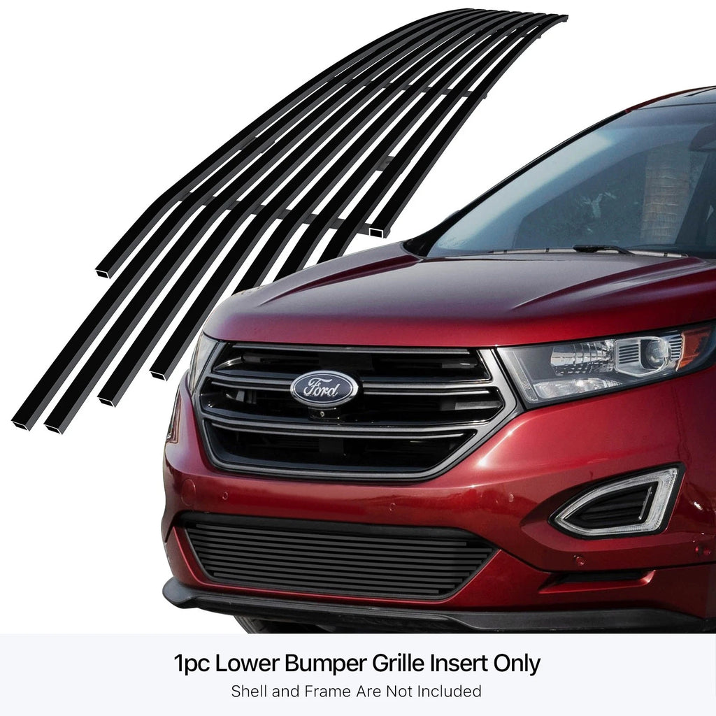 Stainless Black Billet Grille Insert for Ford Edge Sport (2015-2018)