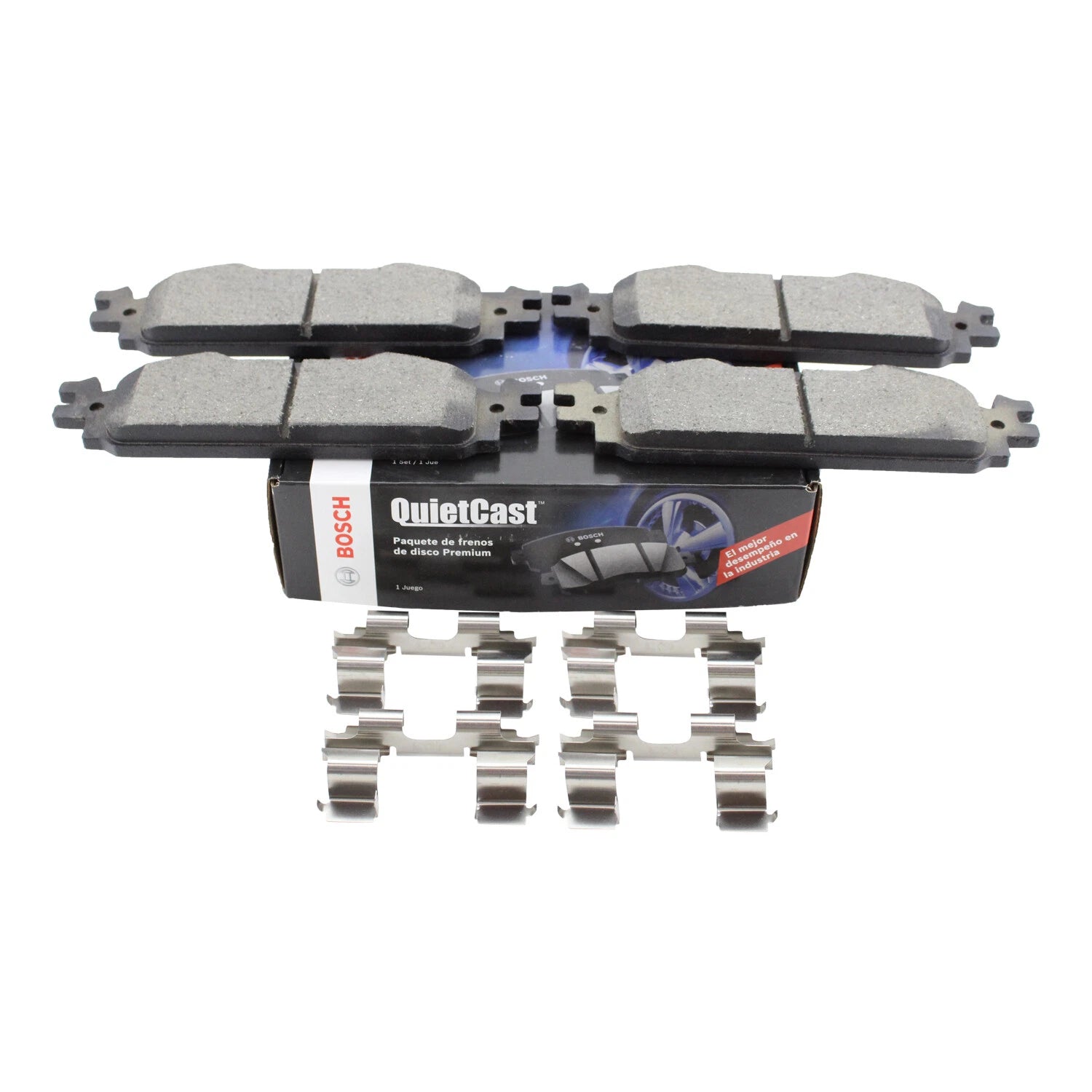 Bosch QuietCast Front Ceramic Brake Pads for Ford Flex Lincoln MKS MKT (2009–2019) BC1376