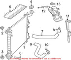 Lower Radiator Insulator Isolator for Dodge Durango, Jeep Grand Cherokee