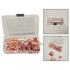 75PCS Crimp Connector Kit for Battery Cable Splice (40-300A)
