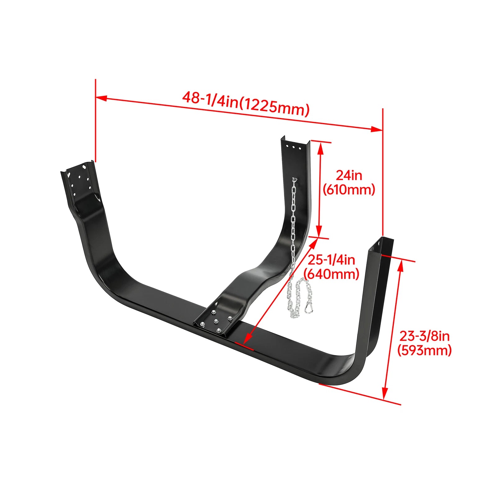 48 Inch Steel Tire Rack for Semi Truck (Fits Most Models)