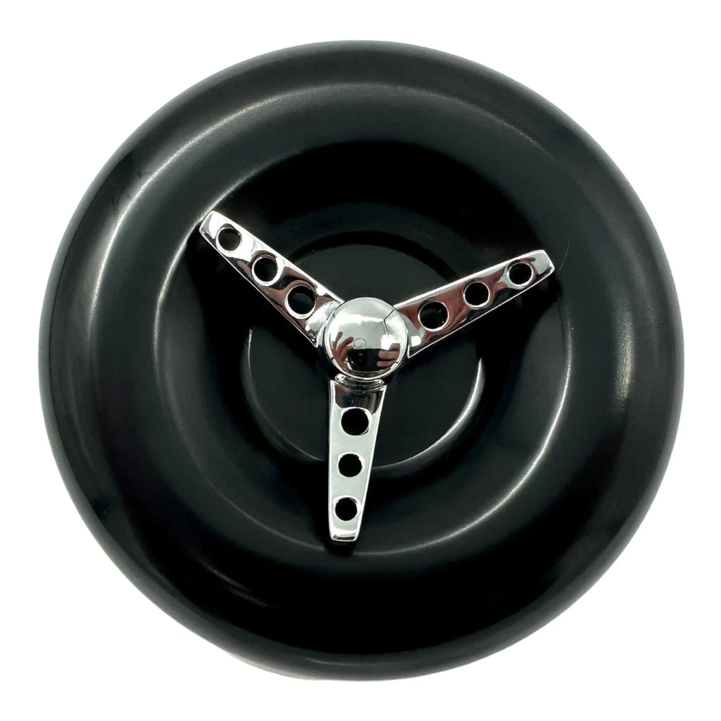Air Cleaner Assembly 3 Wing Nut for 2 Barrel Carb for Black Louvered (1) (2-5/16)