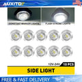 3/4" Strobe and Steady Marker Lights Dual Function 12V 24V