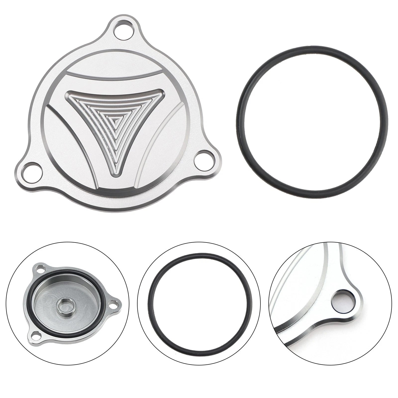 Engine Oil Filter Cover for Suzuki LTZ400 LTR450 DRZ400/400E/400S/400SM
