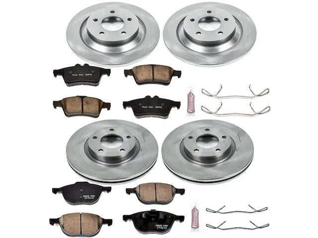 Brake Pad and Rotor Kit for Mazda 5 (2008–2010, 2012–2015) SF739DD