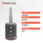 1/2 Remote Car Key Fob OUCJ166N 6370C135 for Mitsubishi Outlander (2014–2020)