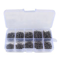 500100pcs High Carbon Steel Fishhook Set for Fishing