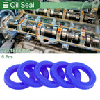 Set of 5 Oil Seal Ring 32x48x8mm for Rotary Shaft (TPU, High Pressure)