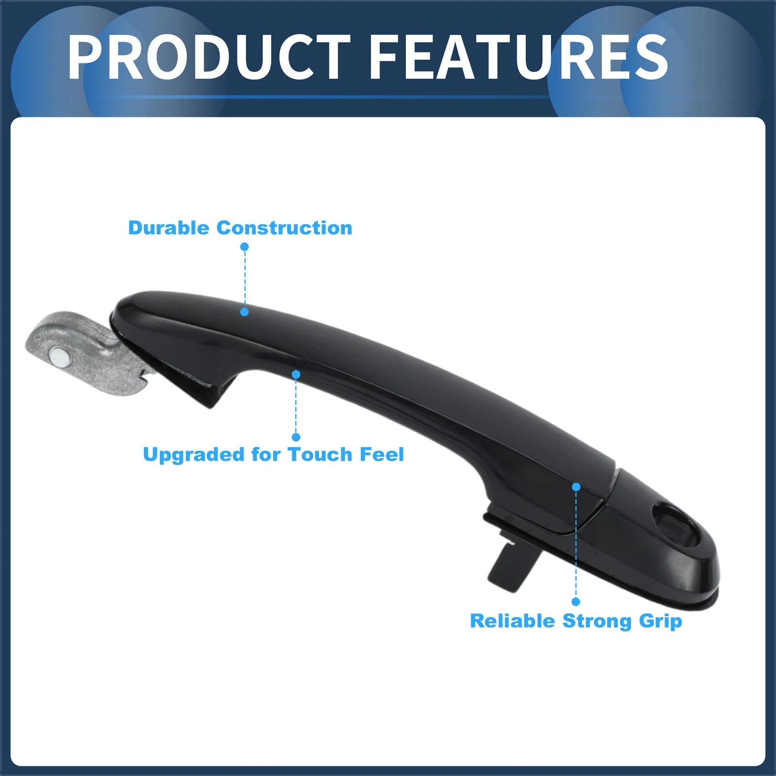 Front Left Door Handle for Hyundai Tucson (2005–2009) 1 Pcs