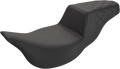 SADDLEMEN Step-Up Seat for FL (Extended Reach, Rear Lattice Stitch, Black)