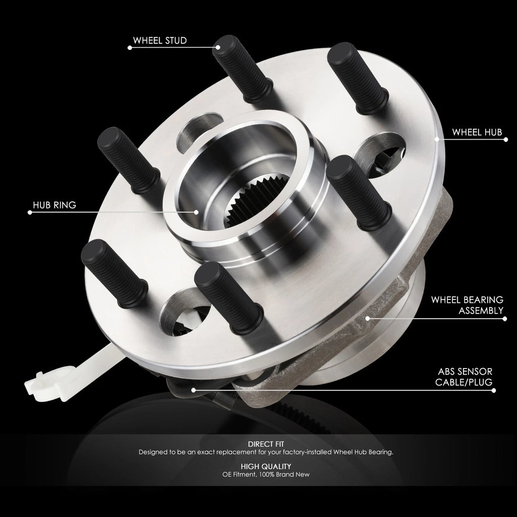 Front Wheel Hub Bearing Assembly for Chevy GMC C/K 1500 2500 Tahoe (1995–2000)