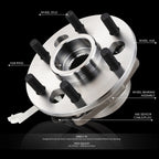 Front Wheel Hub Bearing Assembly for Chevy GMC C/K 1500 2500 Tahoe (1995–2000)