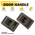 Set of 2 Brown Interior Door Handles for Toyota Pickup/4Runner (1985–1995)