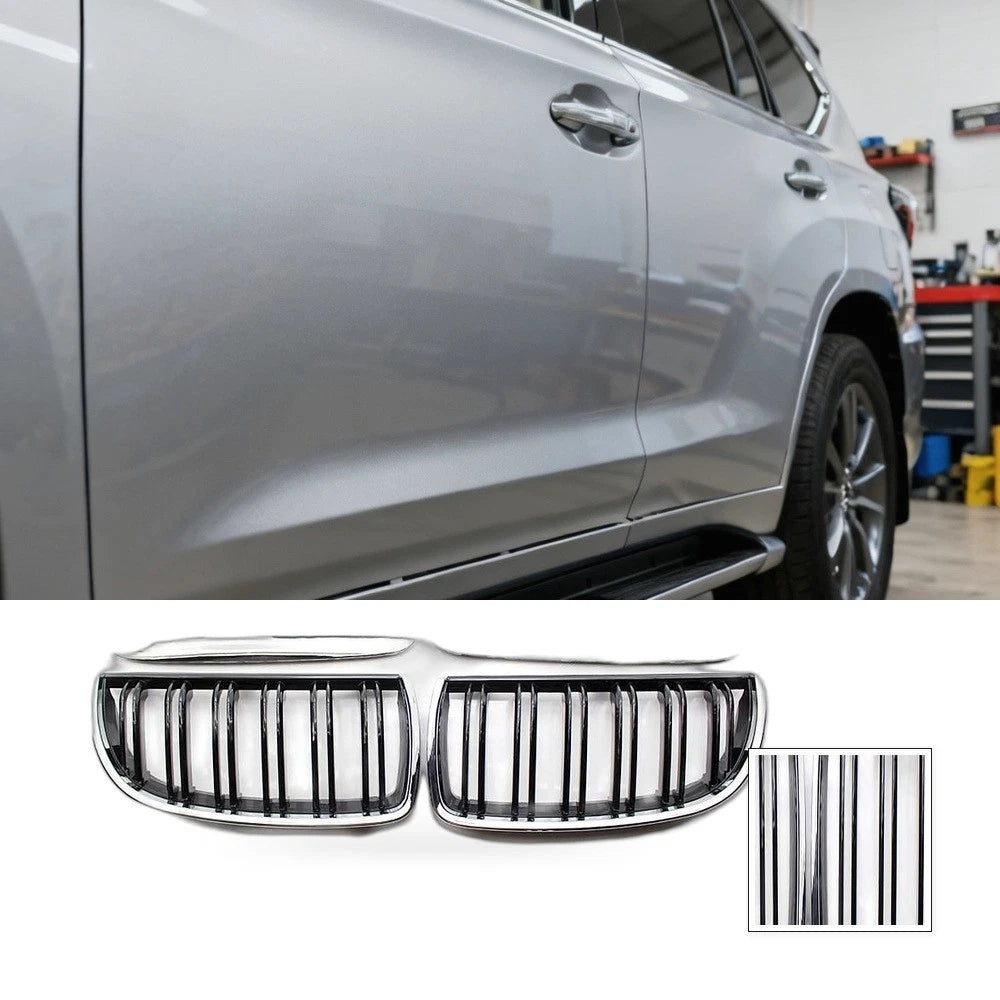 Chrome Double Line Grille for BMW 3 Series E90 E91 (2006–2008)