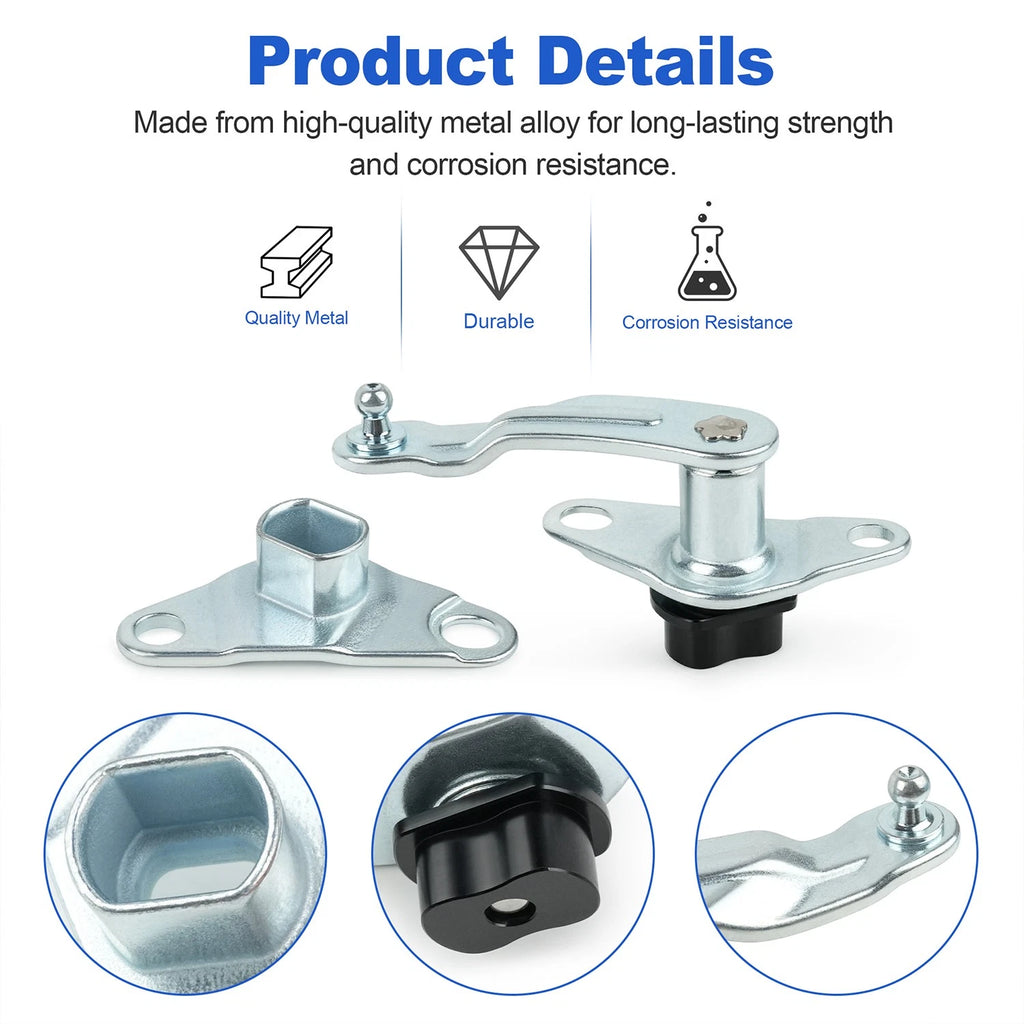 Tailgate Support Hinge LH & RH for Toyota Tundra (2007–2021) Aluminum Bushing