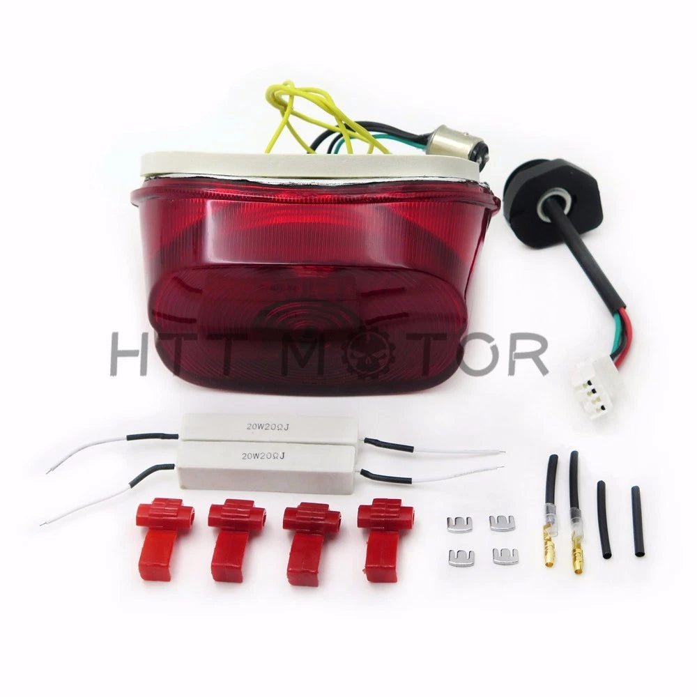Red LED Tail Light for Harley Sportster Softail Dyna Electra