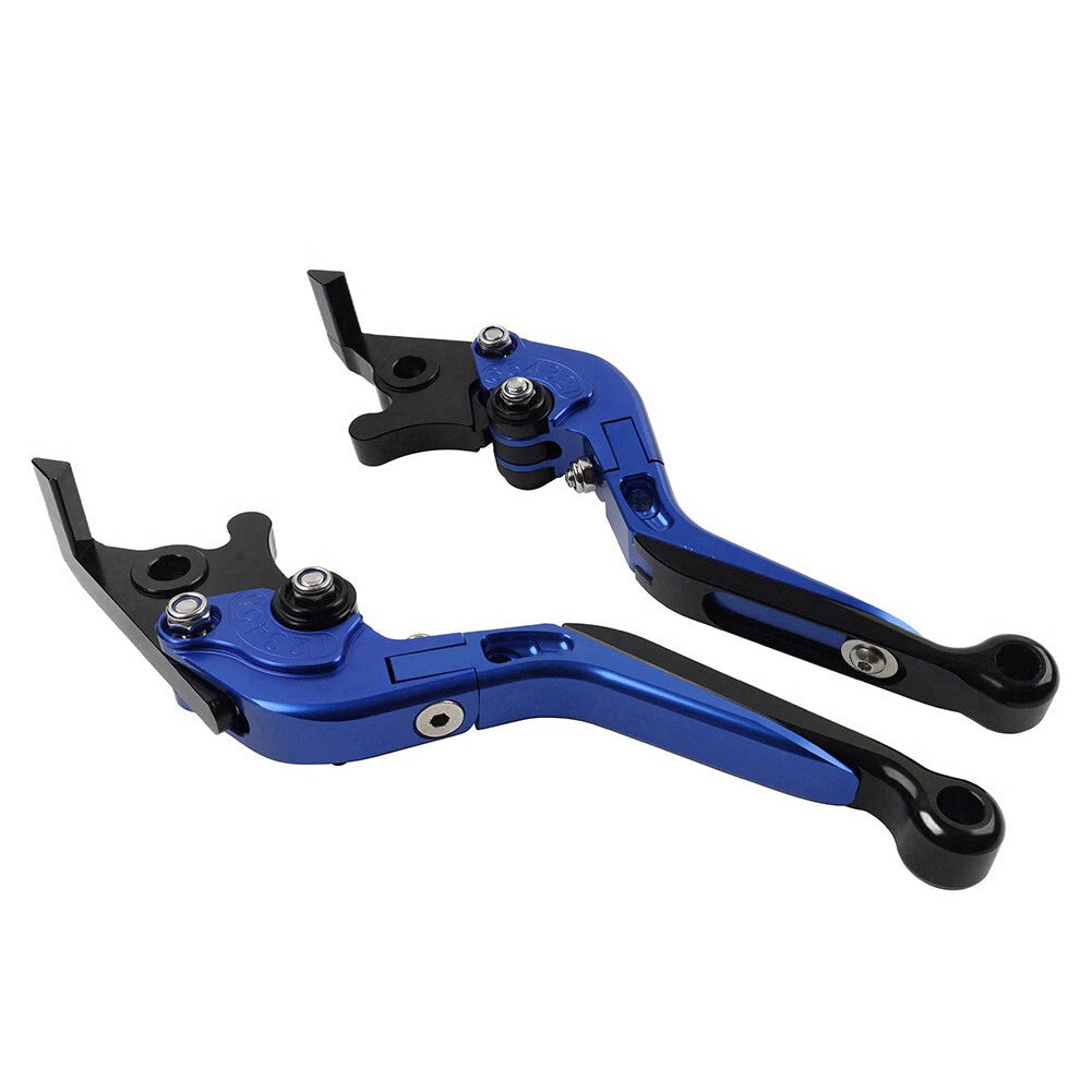 CNC Blue Extendable Brake Clutch Levers for BMW C650GT (2011–2017), C600 Sport (2011–2016)