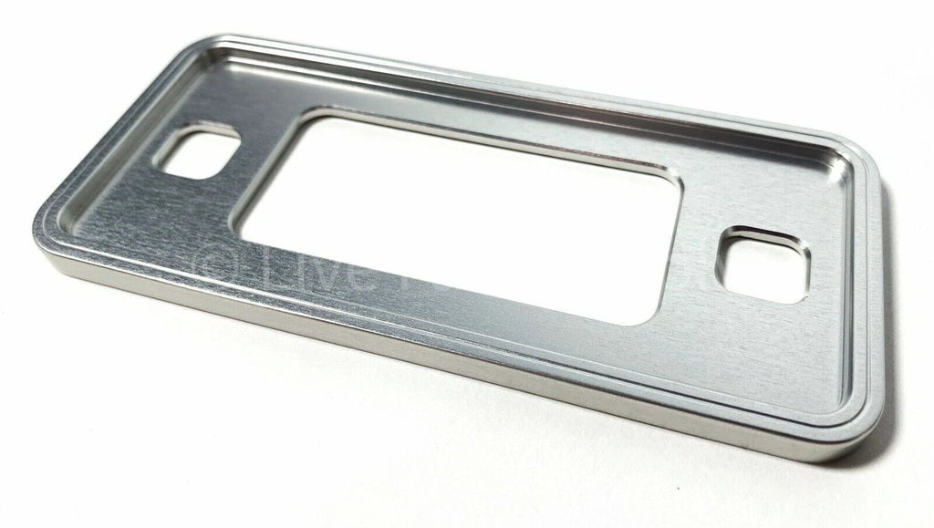 Front Amber LED Side Markers Pair with Aluminum Low Bezels for Ford Bronco (1970–1977)