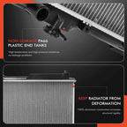 Radiator, AC Condenser & Cooling Fan Assy Kit for Honda CR-V (1997–2001)