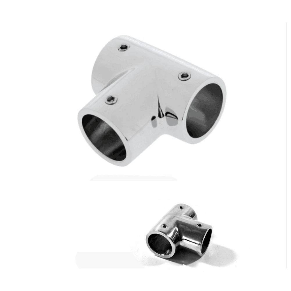 25mm 90 Deg Tee Fitting Stainless Steel 316 for Marine Hardware