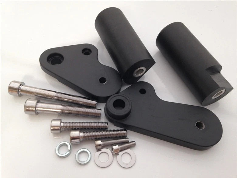No Cut Frame Slider Protector for Yamaha YZF R1 (2009–2012) Black