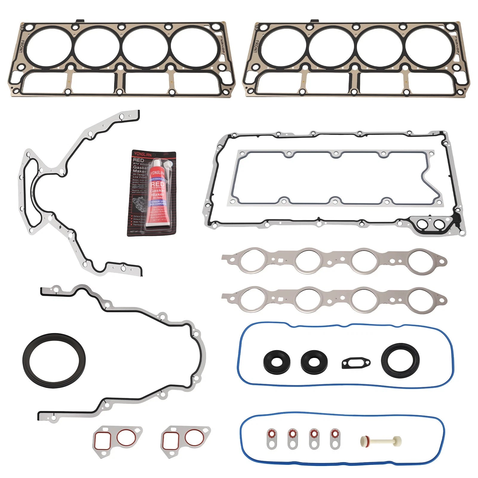 LS Gasket Set for Chevy LS1/LS6/LQ4/LQ9/4.8/5.3/5.7/6.0L (2000–2007)
