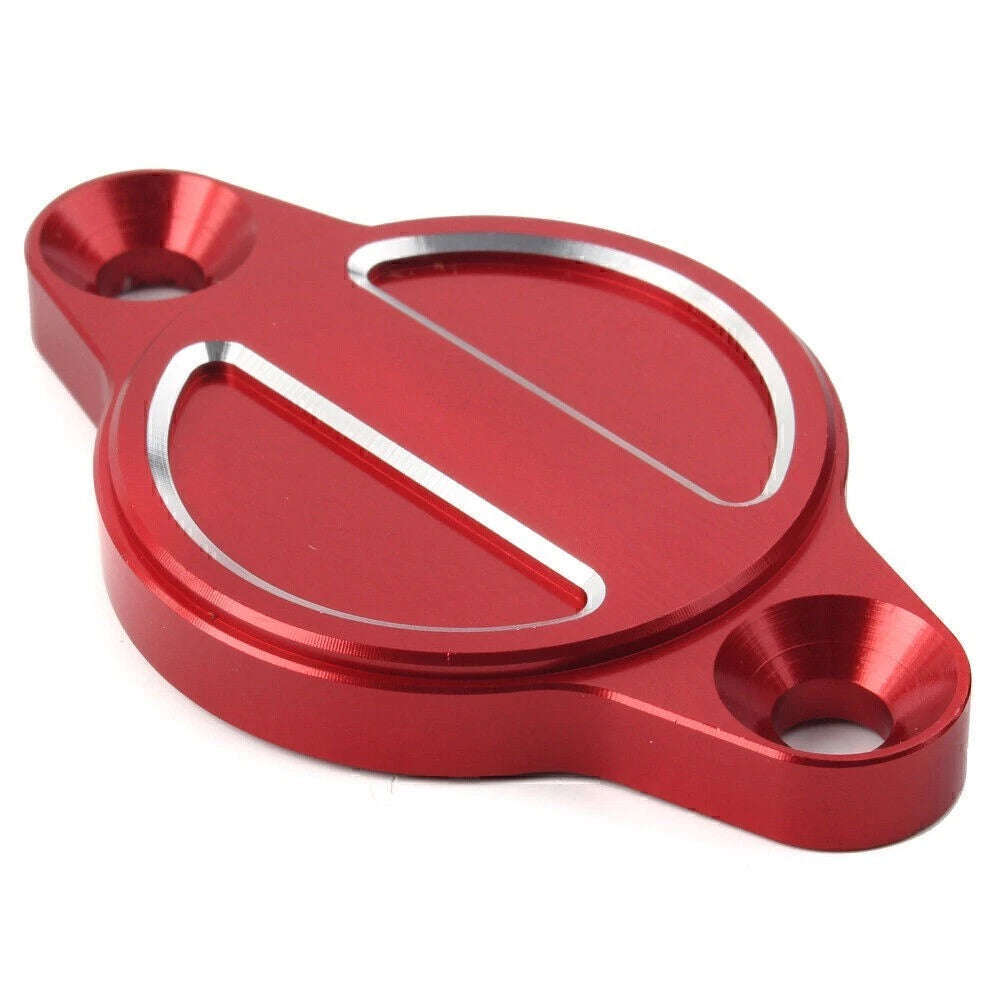 Engine Oil Filter Cap Cover Guard Red for Ducati Monster 1100 1200 Multistrada (2009–2019)