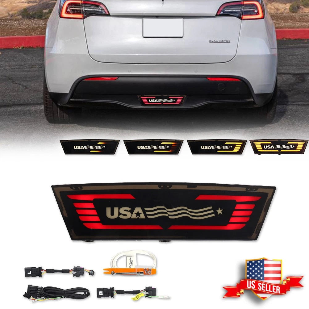 LED Rear Bumper 3rd Tail Stop Lamp for Tesla Model Y (2020–2024)