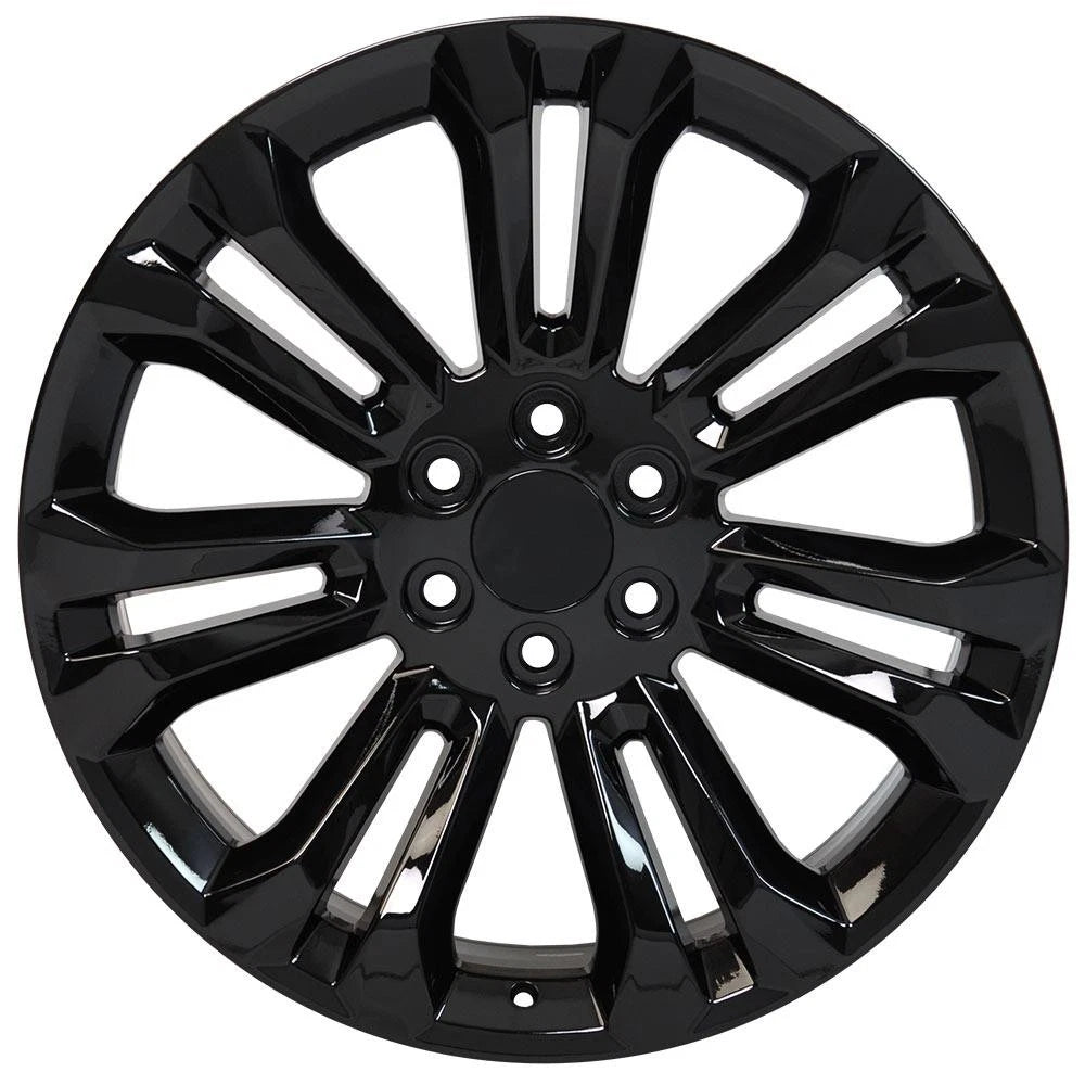 Gloss Black Wheel 22 Inch Replacement for 1992–1994 Chevy Blazer